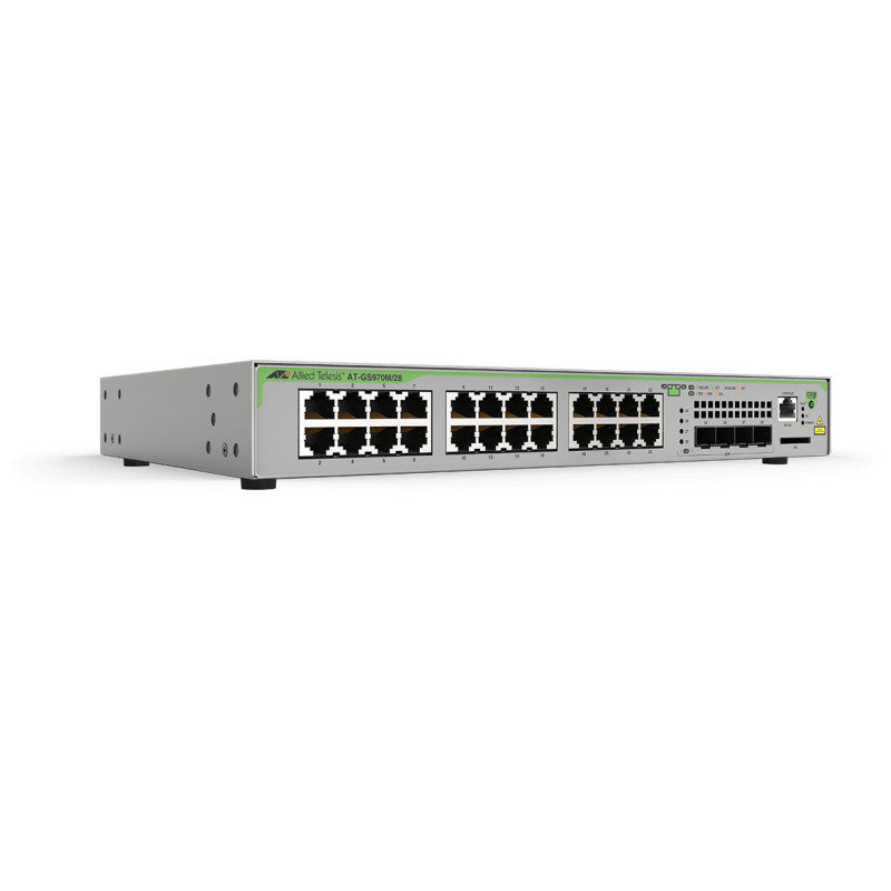 Allied Telesis GS970M Gestito L3 Gigabit Ethernet (10/100/1000) Supporto Power over Ethernet (PoE) 1U Grigio