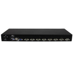 StarTech.com Switch KVM USB PS 2 a 8 porte montabile a rack 1U, con OSD