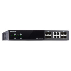 QNAP QSW-M804-4C switch di rete Gestito 10G Ethernet (100 1000 10000) Nero