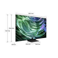 Samsung TV OLED 4K 83” QE83S90DAEXZT Smart TV Wi-Fi Graphite Black 2024, Processore NQ4 AI GEN2, Self-illuminating pixels,