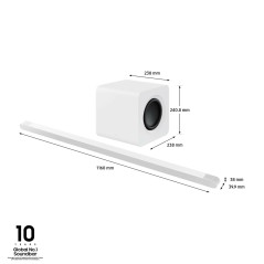 Samsung Soundbar HW-S801D ZF Serie S, 10 Speaker, Wireless Dolby Atmos, Audio a 3.1.2 Canali, Q-Simphony, Alexa integrato e