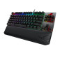 ASUS ROG Strix Scope NX TKL Deluxe tastiera Gaming USB Nero, Grigio