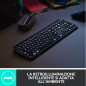 Logitech , MX Keys, tastiera wireless avanzata con illuminazione, digitazione reattiva, retroilluminazione, Bluetooth, USB-C,