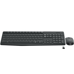 Logitech MK235 tastiera Mouse incluso Universale RF Wireless Bulgaro Grigio