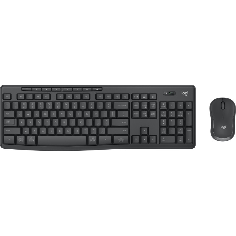 Logitech MK370 Combo for Business tastiera Mouse incluso Ufficio RF senza fili + Bluetooth QWERTY Italiano Grafite