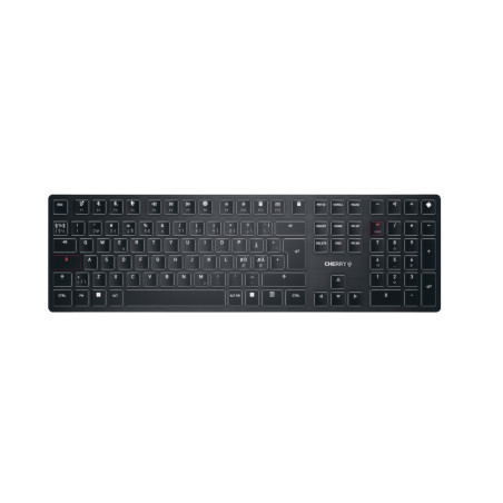 CHERRY KW X ULP tastiera Universale USB + RF Wireless + Bluetooth QWERTY Nordic Nero