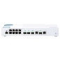 QNAP QSW-M408-2C switch di rete Gestito L2 10G Ethernet (100/1000/10000) Bianco