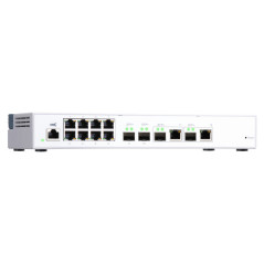 QNAP QSW-M408-2C switch di rete Gestito L2 10G Ethernet (100 1000 10000) Bianco