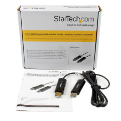 StarTech.com Cavo switch per mouse e tastiera 2 porte USB con trasferimento di file per PC e Mac