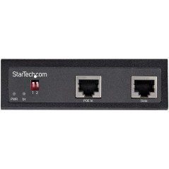 StarTech.com Splitter industriale Gigabit PoE - Splitter PoE+++ Ethernet ad alta velocità 90W - Splitter 12-48V DC Splitter