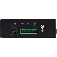 StarTech.com Switch rete LAN industriale a 6 porte - 4 porte PoE RJ45 + 2 slot SFP 30W - 10 100 1000Mbps Power over Ethernet -