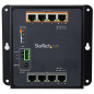 StarTech.com Switch industriale a 8 porte Gigabit PoE - 4 x PoE+ 30W - Power Over Ethernet - Switch gestito GbE Layer/L2 in