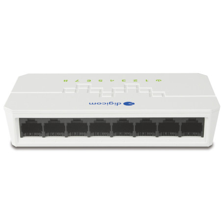 Digicom SWF08-T02 Fast Ethernet (10/100) Bianco