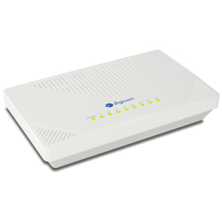 Digicom SWG08-T03 Gigabit Ethernet (10 100 1000) Bianco