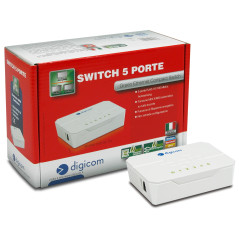 Digicom SWF05-T01 Fast Ethernet (10 100) Bianco