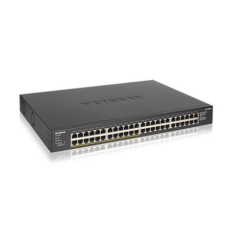 NETGEAR GS348PP Non gestito Gigabit Ethernet (10 100 1000) Supporto Power over Ethernet (PoE) Nero