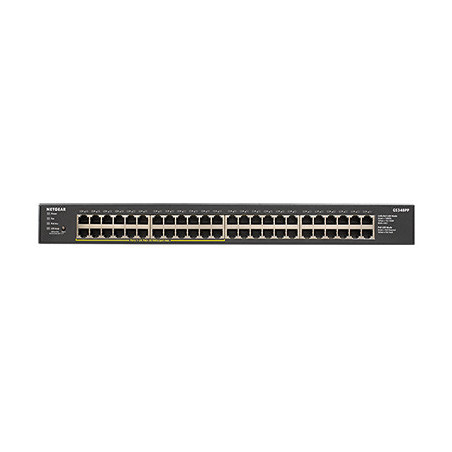 NETGEAR GS348PP Non gestito Gigabit Ethernet (10/100/1000) Supporto Power over Ethernet (PoE) Nero