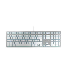 CHERRY KC 6000C FOR MAC tastiera Universale USB QWERTY Nordic Argento