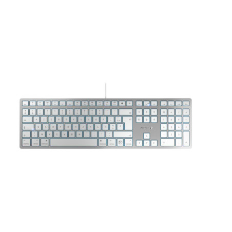 CHERRY KC 6000C FOR MAC tastiera Universale USB AZERTY Francese Argento