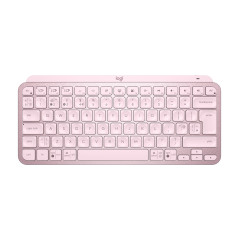 Logitech MX Keys Mini tastiera Universale RF senza fili + Bluetooth QWERTY Inglese Rosa