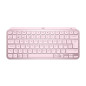 Logitech MX Keys Mini tastiera Universale RF senza fili + Bluetooth QWERTY Inglese Rosa