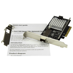 StarTech.com Scheda di rete PCIe ad 1 porta 10G Open SFP+ con Chip Intel - MM SM