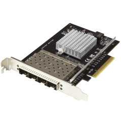 StarTech.com Scheda di Rete per Server SFP+ a Quattro Porte - PCI Express - Chip Intel XL710