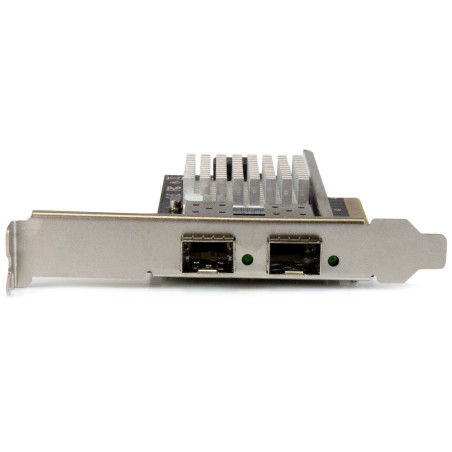 StarTech.com Scheda di rete PCI Express in Fibra ottica da 10Gb con 2 porte SFP+ aperto con Chip Intel