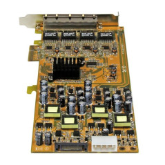 StarTech.com Scheda di rete PCIe Gigabit Power over Ethernet a 4 porte - Adattatore PCI express PSE / POE - NIC