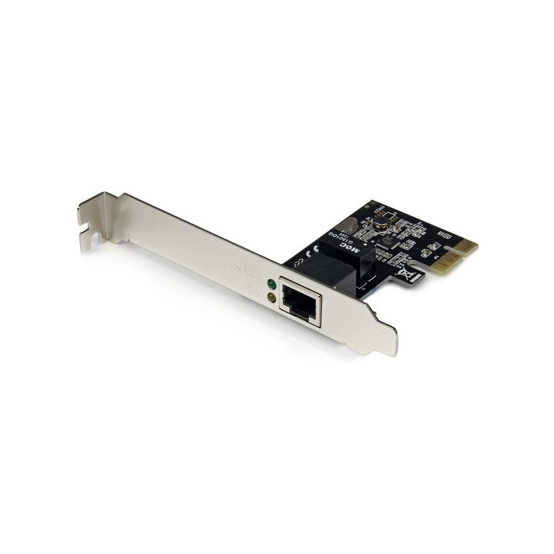 StarTech.com Scheda di Rete Ethernet PCI express x4 ad 1 porta da 10Gb - Adattatore PCIe NIC Gigabit Ethernet a doppio profilo