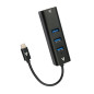 V7 V7UCRJ45USB3 replicatore di porte e docking station per laptop USB tipo-C Nero