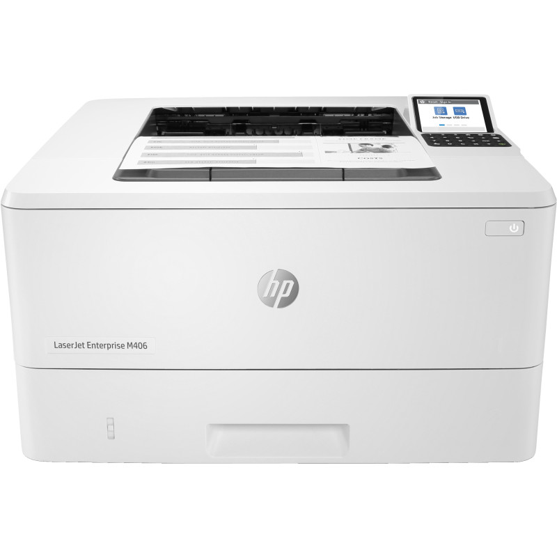 HP LaserJet Enterprise Stampante Enterprise LaserJet M406dn, Bianco e nero, Stampante per Aziendale, Stampa, Compatta Avanzate