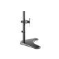 V7 Supporto per scrivania free-standing per display singolo da 13 a 32", con funzione di inclinazione e rotazione, VESA