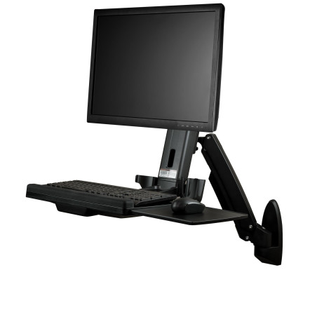 StarTech.com Stazione di Lavoro Sit Stand montabile a Parete - Single Monitor