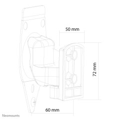 Neomounts Supporto a parete per Sonos Play3