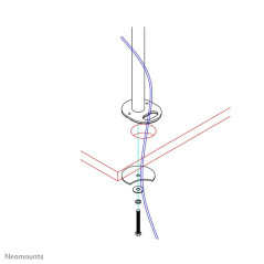 Neomounts Piastra di montaggio per boccola.