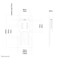 Neomounts adattatore regolabile