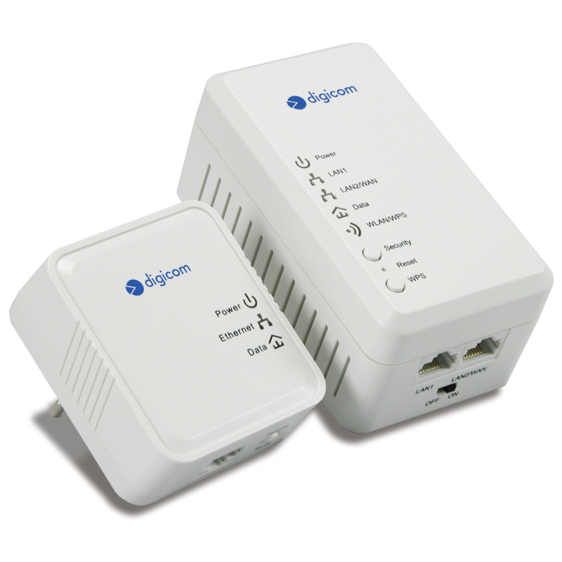 Digicom PL500WK-A01 500 Mbit/s Collegamento ethernet LAN Wi-Fi Bianco