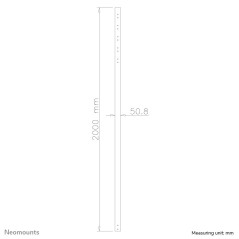 Neomounts Tubo telescopico per schermi LCD LED Plasma