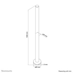 Neomounts Tubo telescopico da scrivania