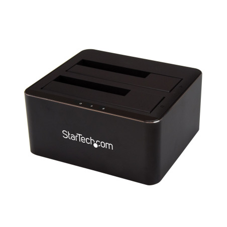 StarTech.com Docking Station a Doppio Bay SATA per 2x 2,5 3,5" SATA SSD HDD - USB 3.0