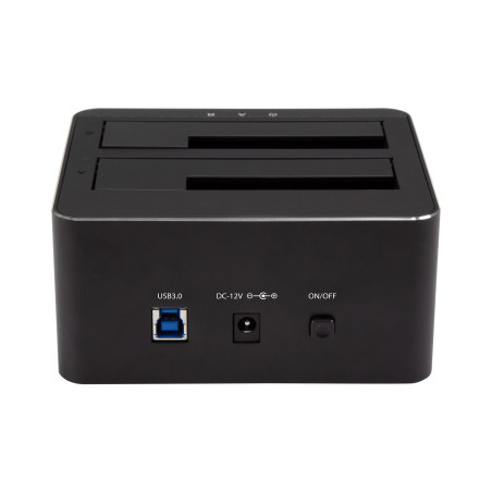 StarTech.com Docking Station a Doppio Bay SATA per 2x 2,5/3,5" SATA SSD/HDD - USB 3.0