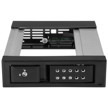 StarTech.com Modulo Hot Swap per Disco Rigido da 5,25" a 3,25" - per Dischi SATA/SAS da 3,5" - Trayless - Allumunio