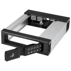 StarTech.com Modulo Hot Swap per Disco Rigido da 5,25" a 3,25" - per Dischi SATA SAS da 3,5" - Trayless - Allumunio