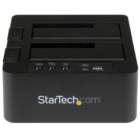 StarTech.com Dock Duplicatore autonomo USB 3.1 (10Gbps) per SATA SSD/HDD da 2,5" & 3,5" - Duplicatore fast-speed 28GB/min