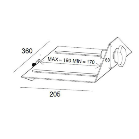 Multibrackets 7617 Accessorio per il montaggio del monitor