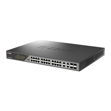 D-Link DSS-200G-28MP switch di rete Gestito L2 Gigabit Ethernet (10/100/1000) Supporto Power over Ethernet (PoE) 1U Grigio