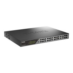 D-Link DSS-200G-28MP switch di rete Gestito L2 Gigabit Ethernet (10 100 1000) Supporto Power over Ethernet (PoE) 1U Grigio