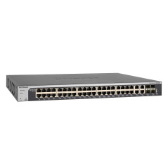 NETGEAR XS748T-100NES switch di rete Gestito L2+ L3 10G Ethernet (100 1000 10000) Nero