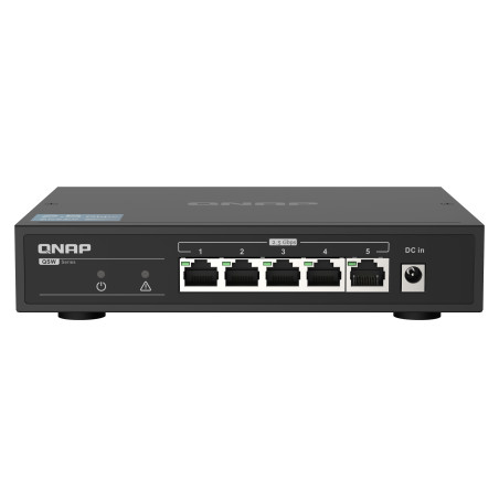 QNAP QSW-1105-5T switch di rete Non gestito Gigabit Ethernet (10 100 1000) Nero